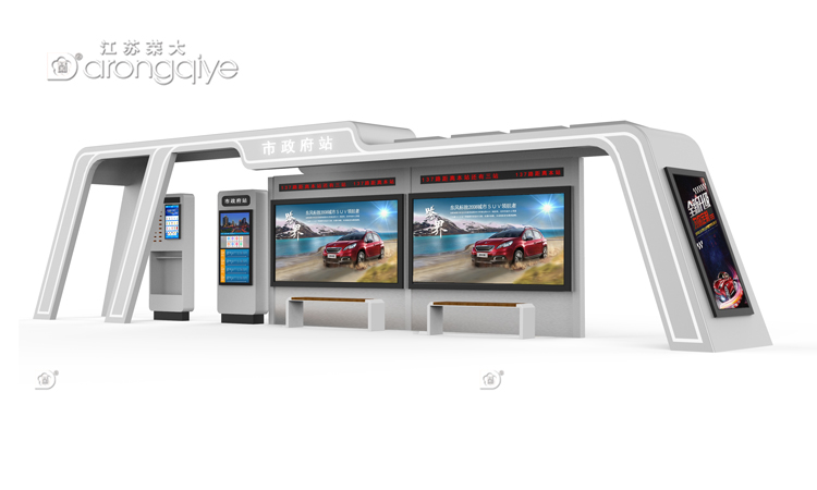 公交候車亭設(shè)計圖